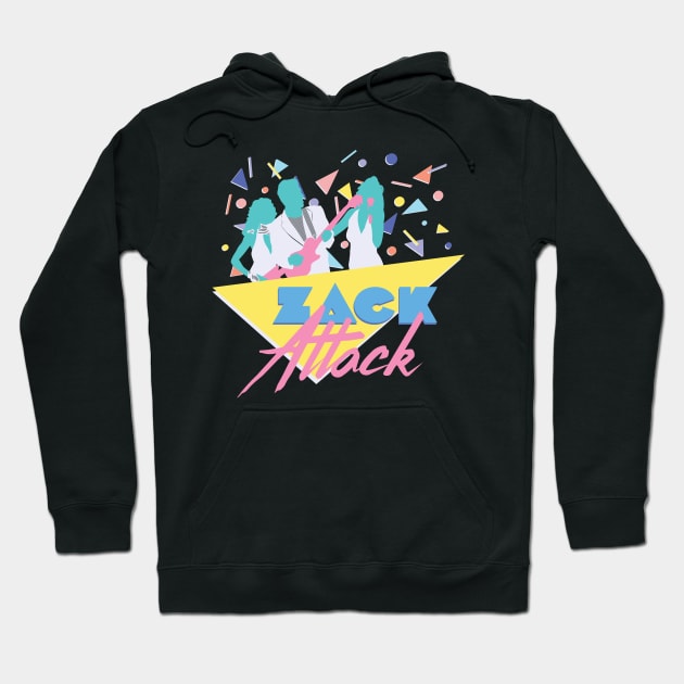 Zack Attack (for dark colored clothing) Hoodie by VinylCountdown